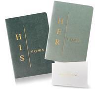 WeddingGiftsWedding Vow Books His and Hers Wedding Vow Books