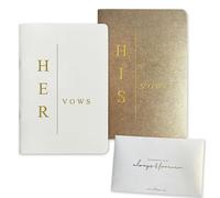 WeddingGiftsWedding Vow Books His and Hers Wedding Vow Books Bride and Groom Vow Books Wedding Essentials Wedding Accessories(TR-HH-Terracotta)