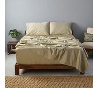 Weddingly CEA certified 100% Giza egyptian cotton sheets|4 piece set|Accredited Gold seal|Deep pocket|Extra Long staple|Sateen Weave|5 star Luxury|High fabric strength,Uniform &soft| (King,Sage Green)