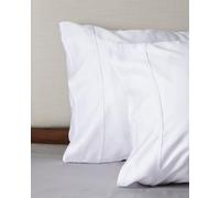 Weddingly Certified 100% Tencel Lyocell|Sateen Weave|True Carbon Zero|Gentle to Skin|Genuity Tags Included|Natural Sheen|Austrian Eucalyptus(Standard/Queen Pillowcases,White)