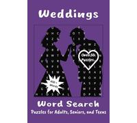 Weddings Word Search Puzzle Book: Word Searches with Easy to Read Print about Weddings, Nuptials, Vows, Marriage, Matrimony and More | 6x9 inches, 110 ... Gift for Vacations, Holidays, and Free Times