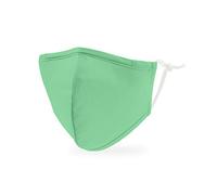 Weddingstar Kid's Washable Cloth Face Mask Reusable and Adjustable Protective Fabric Face Cover w/Dust Filter Pocket - Mint Green