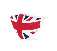 Weddingstar Kids Washable Cloth Face Mask Reusable and Adjustable Protective Fabric Face Cover w/Dust Filter Pocket - Great Britain