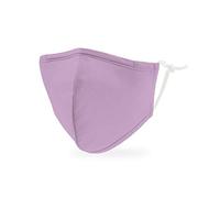 Weddingstar Kid's Washable Cloth Face Mask Reusable and Adjustable Protective Fabric Face Cover w/Dust Filter Pocket - Lavender Purple