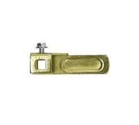 Wedelweib Steel T-Handle Cam Lock, Zinc Coated, Gold, Suitable for Truck Canopy and RV, 1 Pack