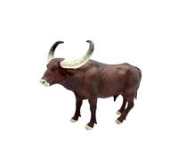 wedfcvrt Durable Cape Buffalo Animal Educational,Realistic Kids Buffalo Model, Wildlife Collection True To Life Highly Detailed,With Detailed Texture Stable,Hard Animal Toys For Boys Girls