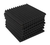 Wedge Acoustic Foam With Adhesive Tape 8 Pcs Soundproof Panels,Silencing Sponge