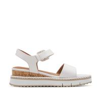 Wedge and platform sandals for women Tamaris 1-28247-46 Blanc 36
