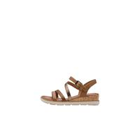 Wedge and platform sandals for women Tamaris Touch-It Marron 38