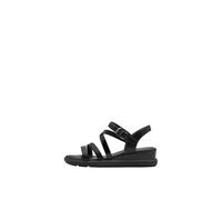 Wedge and platform sandals for women Tamaris Touch-It Noir 38