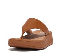 FitFlop Flip flops / Sandals (Shoes) F-MODE LEATHER TOE-POST SANDALS in White 6.5