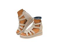 Wedge Gladiator Sandals for Women Open Toe Comfortable Walking Platform Sandals Summer Travel Casual Wear Ankle Strap Beach Dress Sandal Rhinestone Wedges for Daily Wear Shoes