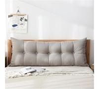 Wedge Headboard Pillow & Back Cushion for Bed & Couch, Ultimate Reading & Lumbar Support Pillow, 150x20x60cm, Comfortable Backrest Cushion for Books & Relaxation