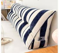 Wedge Headboard Pillow for Reading, Bed Backrest Reading Cushion with Removable Cover, Large Sitting Support Pillow Back Pillow for Bed Sitting up,C,100 * 50 * 20cm