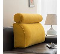 Wedge Headboard Pillow Triangle Pillow Bed Wedge Pad Cushion 27.5x18x6.7in