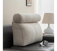 Wedge Headboard Pillow Triangle Pillow Bed Wedge Pad Cushion 27.5x18x6.7in
