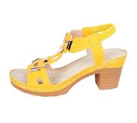 Wedge Heel Sandals Women's Summer Orthopaedic Sandals Platform Footbed Sandals T-Strap Slingback Sandals Open Boho Beach Shoes Non-Slip Footbed Slippers Wide Sling Pumps, O yellow, 8.5 UK