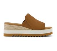 Wedge heeled leather mules for women Toms Diana Marron 42