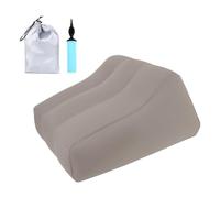 Wedge Leg Lift Pillow with Storage Bag - Inflatable Footstool Cushion with Pump | Ergonomic Lift Cushion Improves Circulation Relieves Pressure Supports