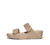 Wedge mules for women FitFlop Lulu Adjustable Beige 43