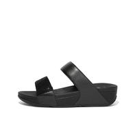 Wedge mules for women FitFlop Lulu Hotfix Noir 36