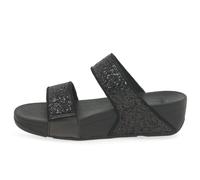 Wedge mules for women FitFlop Lulu Slide Black 38
