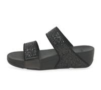 Wedge mules for women FitFlop Lulu Slide Noir 41