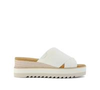 TOMS Women's Diana Mule Sandals, White, 6