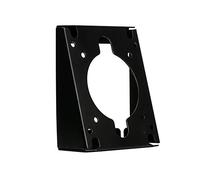 Wedge Outlet Cover - CTA Premium VESA Wedge and Outlet Cover Add-On for Tablet Kiosk or Workstation Setups with 75×75/100×100 VESA Compatibility for Easy Wall or Table Mounting (ADD-PARAVWB) - Black