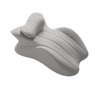 Wedge Pillow for Couples Intimacy - Memory Foam Sex Cushion for Adult Play, Low-Profile Bed Ramp Pillow for Support and Comfort, Waterproof Cover (Light Grey)