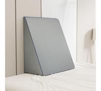 Wedge Pillow for Gaming, Reading, Sleeping, 9.5 Inch Cooling Memory Foam Pillow for Back Support and Leg Elevation (Grey)