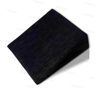 Wedge Pillow for Leg rest & Back pain | Acid Reflux Pillow for GERD, Heartburn | Memory Foam Pillow for Post Surgery, Anti Snoring - Bed Wedge Pillow with Non-Slip Cover (Black, 58cm X 58cm X 15cm)