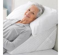 Wedge Pillow for Sleep Apnea, 12 Inch Adjustable Height Bed Wedge Pillow for Chronic Pain, Handicapped Individuals, and Long Term Care and Positioning