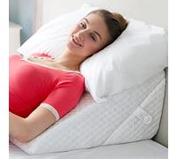 Adjustable Bed Wedge Pillow for Sleeping - Wedge Pillow for Sleep Apnea, Gerd, Acid Reflux Relief, Post Surgery - Foam Wedge Pillow for Back Pain Relief, Sleep Apnea Pillow Wedge or for Seniors