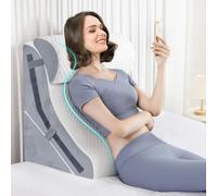 Wedge Pillow for Sleeping, Orthopedic Bed Wedge Pillow Set, 15-in-1 3PCS Adjustable Memory Foam Wedge Pillow Post Surgery, 9 &16 & 20 inches Height 3-in-1 Incline Wedges Pillows