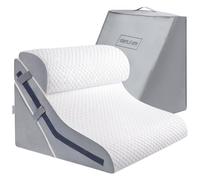 Wedge Pillow for Sleeping, Orthopedic Bed Wedge Pillow Set, 15-in-1 Adjustable Memory Foam Wedge Pillow Post Surgery, 9 &16 & 20 inches Height 3-in-1 Incline Pillows Wedges for Back Pain/Acid Reflux