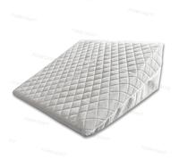 Wedge pillow support cushion for back pain, leg rest & GERD | Memory Foam Orthopedic pillow for relieving knee pain, Sleep Apnea back rest for bed, knee pillow for sleeping (58cm X 58cm X 13cm)