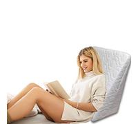 Wedge Pillow Support Cushion - Perfect for Bed and Couch | Reduce Back Pain, Snoring, Acid Reflux & Respiratory Problems - Ideal Foam for Sleeping, Reading & Rest - Breathable Washable Cover