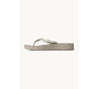 Wedge Platform Flip-Flops Glitter Women Ilse Jacobsen Hornbæk Gris 40