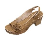 Wedge Sandals for Women 2026 Floral Beach Spring Chunky Heel Dressy Casual Cute Trendy Western Plus Size Comfort Summer 2026 Cutes Casual Comfort Wedge Sandals Comfy Ladies Summer
