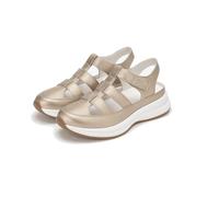 Wedge Sandals for Women, Comfort Wedge Sandals - All-Day Support, No Heel Pain (Gold,7)