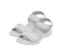 Wedge Sandals For Women Elastic Trap Sandals Breathable Mesh Flat Sandal Solid Colour Casual Walking Sandal Fashion Outdoor Sports Shoes Wide Open Toe Shoes Comfort Slip On Sandalen