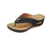 Wedge Sandals For Women, Orthopedic Sandals For Women, Comfortable Flip Flops With Arch Support, Summer Casual Wedge Sandal Slippers, Dressy Comfy Platform Beach Travel Sandal Shoes