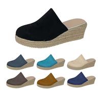 Wedge Sandals Women Pink Prom Shoes Teenagers Foam Flip Flops Womens Mens Slippers Arch Support Women's Cream Heeled Shoes Foot Support Sandals Closed Toe Flat for Women Black 6 5
