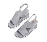 Wedge Sandals, Women's Stiletto Shoes, Walking Sandals, Thick Sole Height Sandals, Portable Slippers, Casual Slippers, Comfortable Slippers, Elegant Chic Home Bottom Slippers, Walking Shoes, Beach