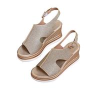 Wedge Sandals, Women's Stiletto Shoes, Walking Sandals, Thick Sole Height Sandals, Portable Slippers, Casual Slippers, Comfortable Slippers, Elegant Chic Home Bottom Slippers, Walking Shoes, Beach