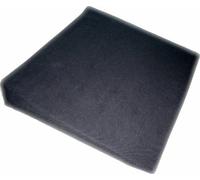 Wedge Shaped Seat Cushion VB 120 With Cover 100% Cotton, 40x38 cm Various Colours - 020 (pink)