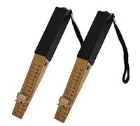 Wedge Shaped Vernier Feeler Gauge - 2 Pcs 0.5mm Door Gap Measuring Tool, House Engineering Inspection Flatness Measuring Tool, Fire Door Inspection Tools for House Engineering Inspection Flatness