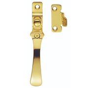 Wedge Window Casement Fastener Locking Handle - 58mm x 16mm x 100mm (Polished Brass)