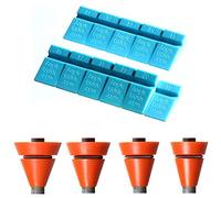 Wedgek AZ4 Angle Guides Combo, Blue for Sharpening Stones, Orange for Rods
